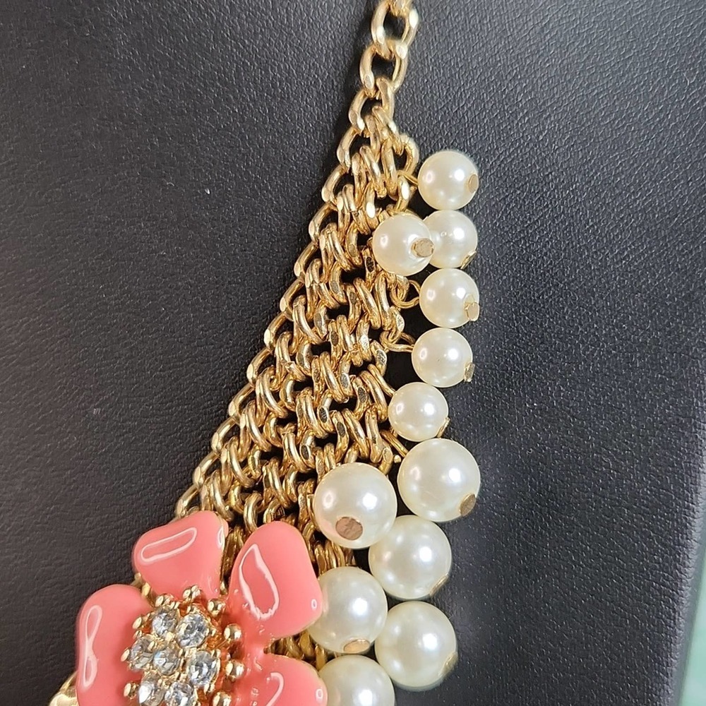 Signed Talbots Statement Necklace - image 4